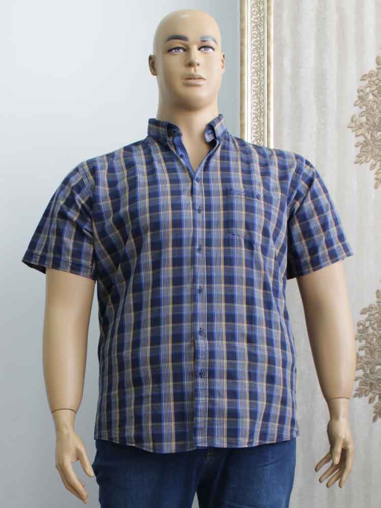 Сорочка (рубашка) мужская из хлопка большого размера. Магазин «Большой Папа», Харьков.
