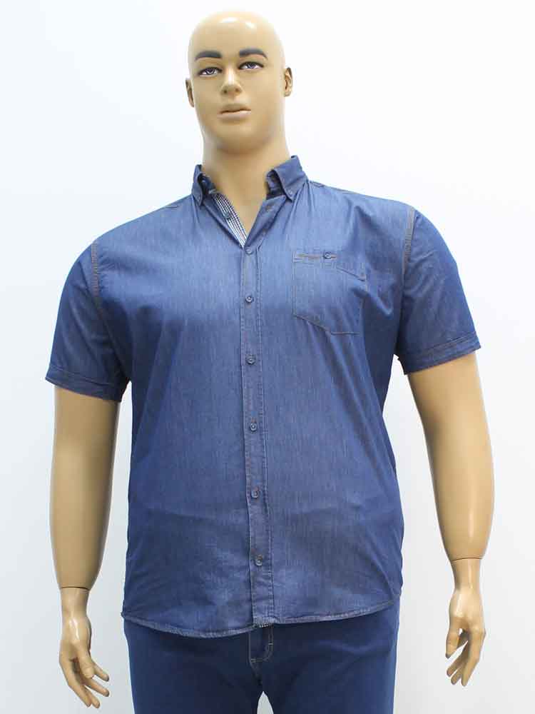 Сорочка (рубашка) мужская джинсовая большого размера. Магазин «Большой Папа», Харьков.