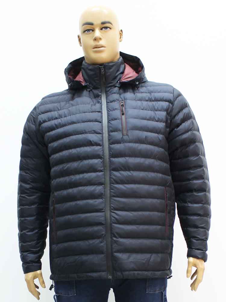 Куртка демисезонная мужская с капюшоном большого размера, 2021. Магазин «Большой Папа», Харьков.