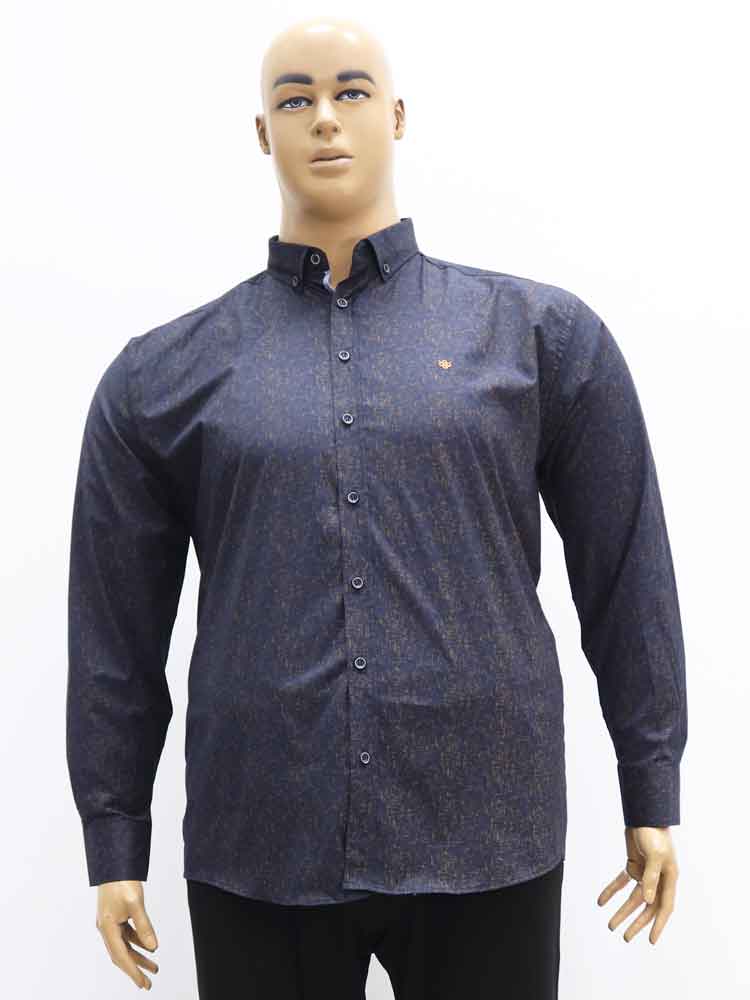 Сорочка (рубашка) мужская из хлопка большого размера, 2021. Магазин «Большой Папа», Харьков.