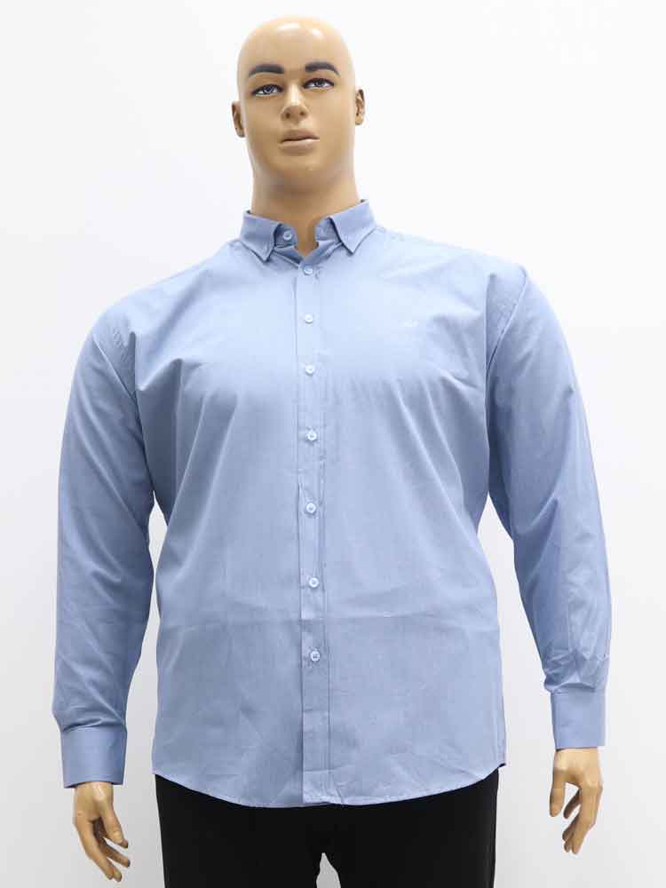 Сорочка (рубашка) мужская из хлопка большого размера, 2021. Магазин «Большой Папа», Харьков.