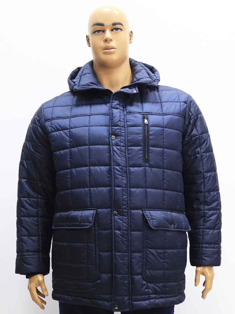 Куртка демисезонная мужская с капюшоном большого размера, 2022. Магазин «Большой Папа», Харьков.