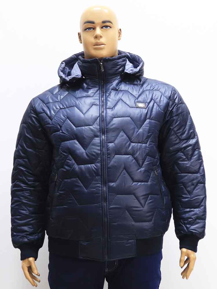 Куртка демисезонная мужская с капюшоном на манжете большого размера, 2022. Магазин «Большой Папа», Харьков.