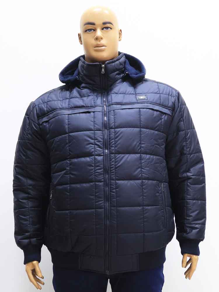 Куртка зимняя мужская с капюшоном на манжете большого размера, 2022. Магазин «Большой Папа», Харьков.