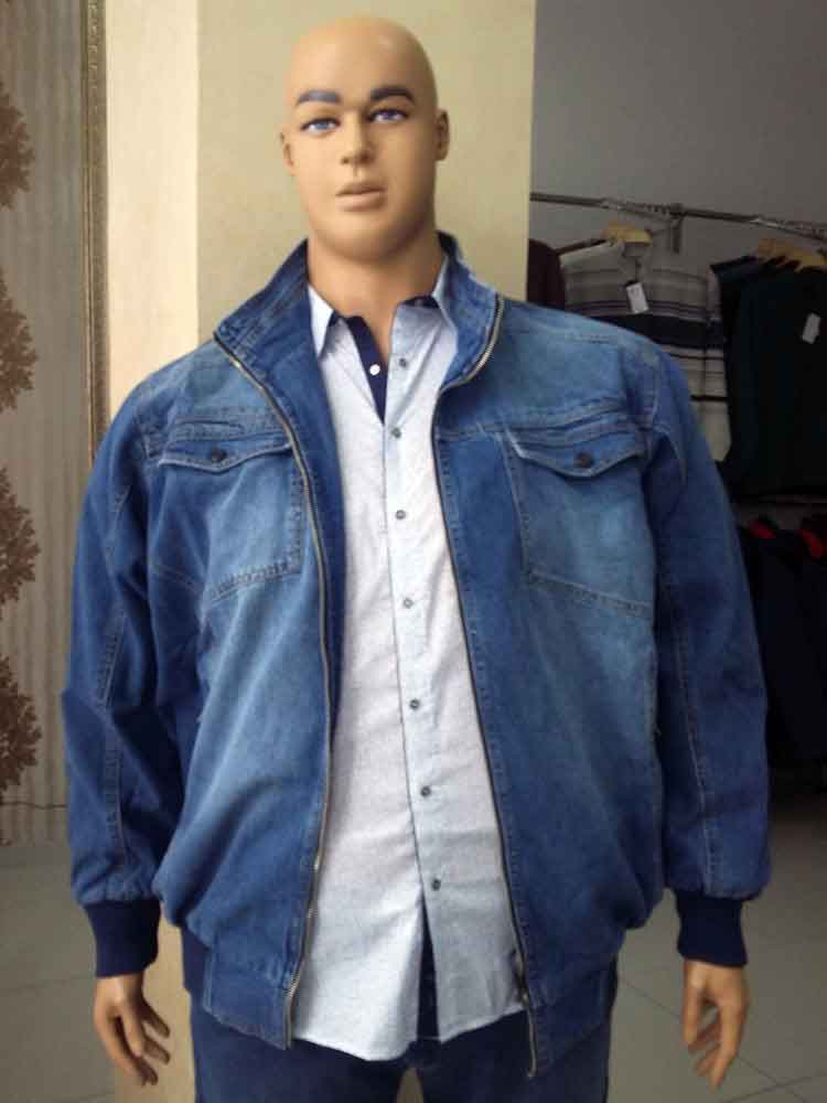 Куртка джинсовая мужская большого размера. Магазин «Большой Папа», Харьков.