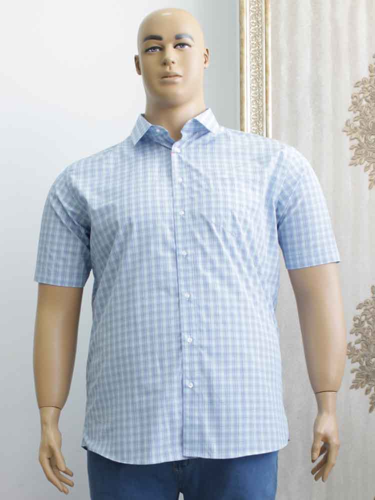 Сорочка (рубашка) мужская из мерсерезированного хлопка большого размера. Магазин «Большой Папа», Харьков.
