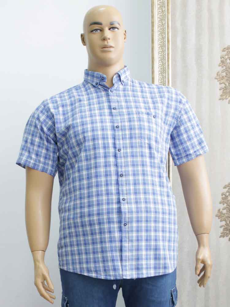 Сорочка (рубашка) мужская из хлопка большого размера. Магазин «Большой Папа», Харьков.