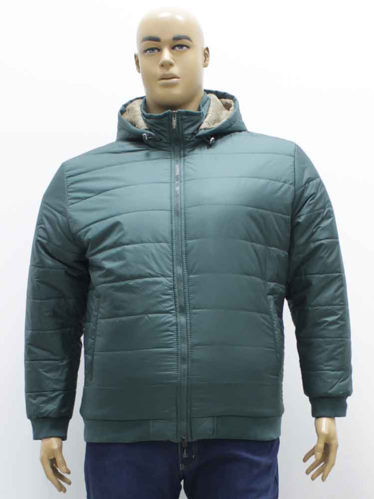 Куртка мужская зимняя на подкладке из искусственного меха большого размера. Магазин «Большой Папа», Харьков.