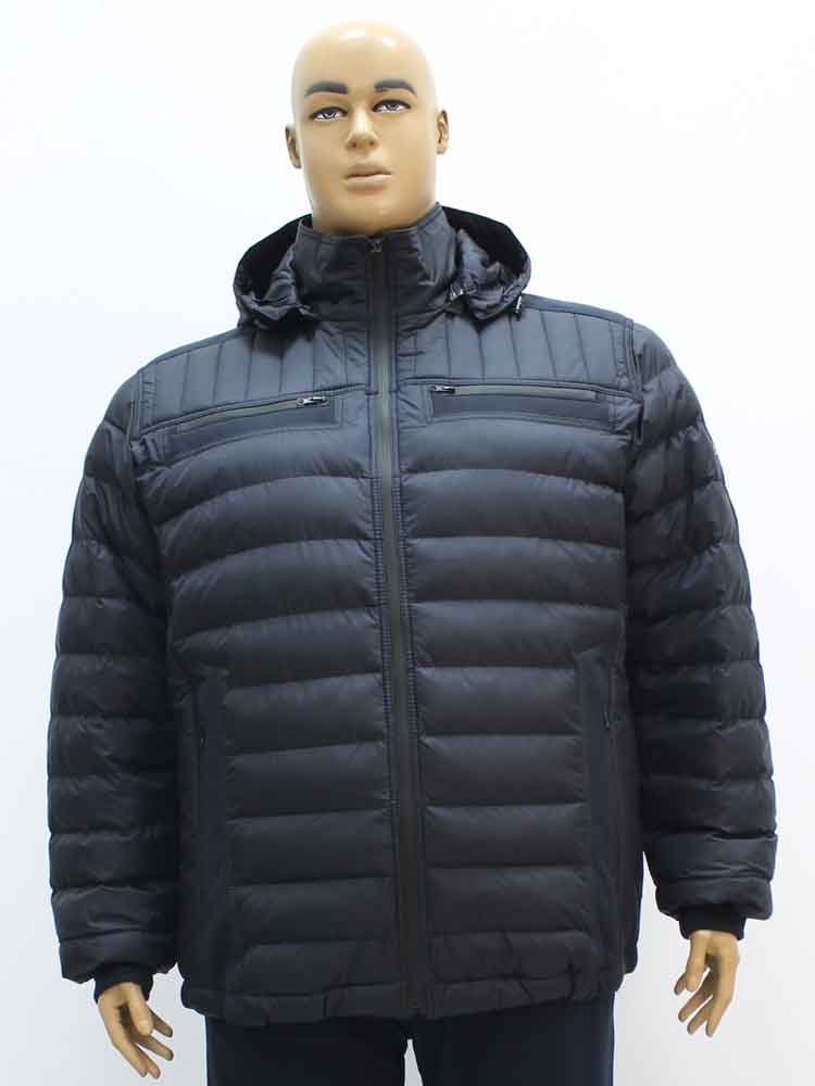 Куртка зимняя мужская с капюшоном большого размера, 2020. Магазин «Большой Папа», Харьков.