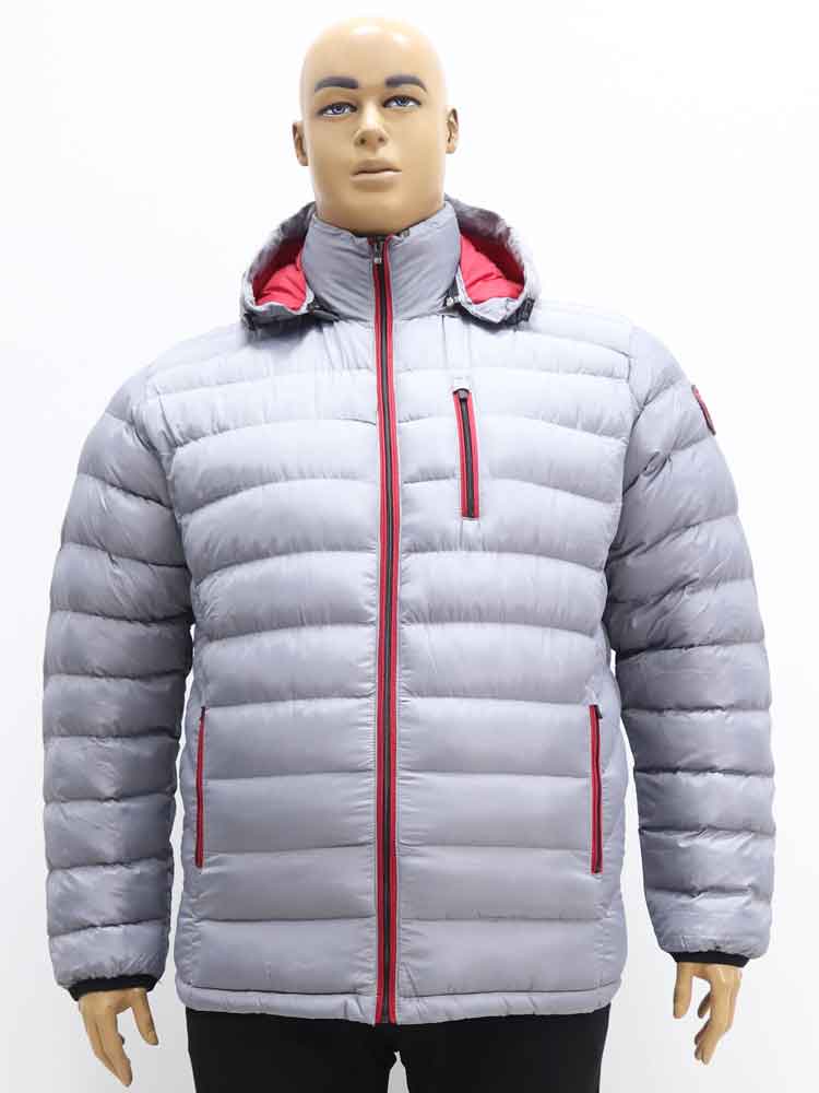 Куртка зимняя мужская с капюшоном большого размера, 2021. Магазин «Большой Папа», Харьков.