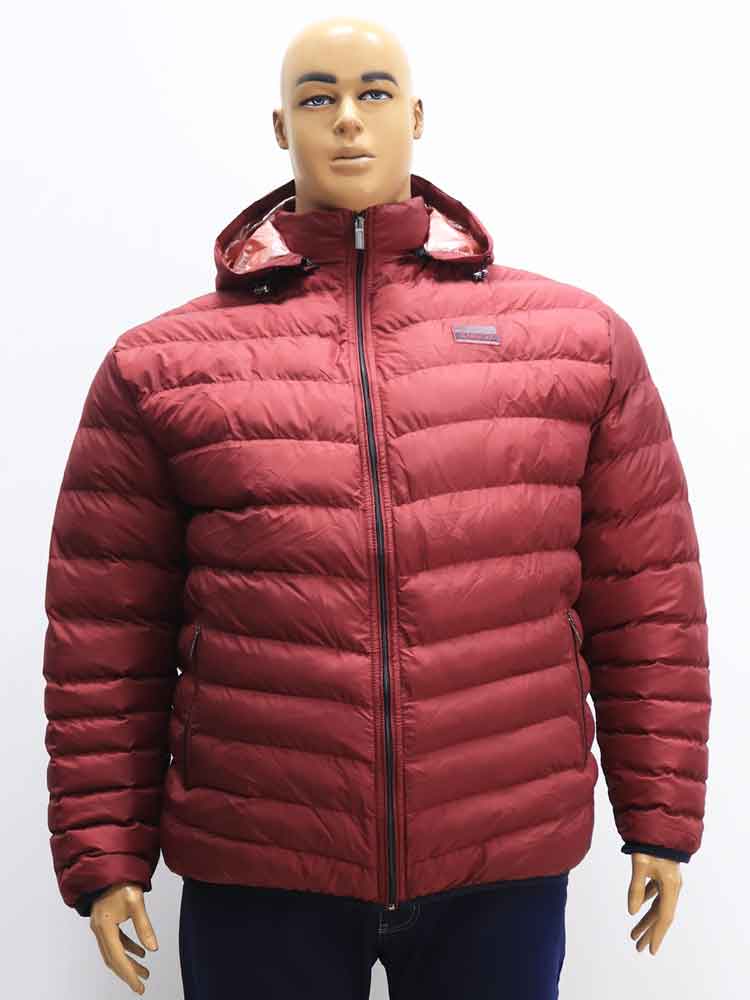 Куртка зимняя мужская с капюшоном большого размера, 2022. Магазин «Большой Папа», Харьков.