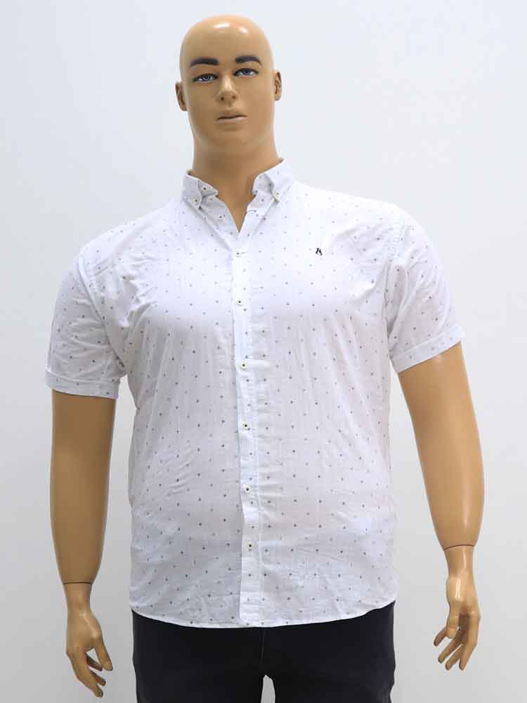 Сорочка (рубашка) мужская из хлопка большого размера, 2023. Магазин «Большой Папа», Харьков.