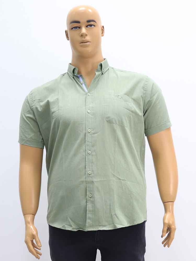 Сорочка (рубашка) мужская льняная большого размера, 2023. Магазин «Большой Папа», Харьков.