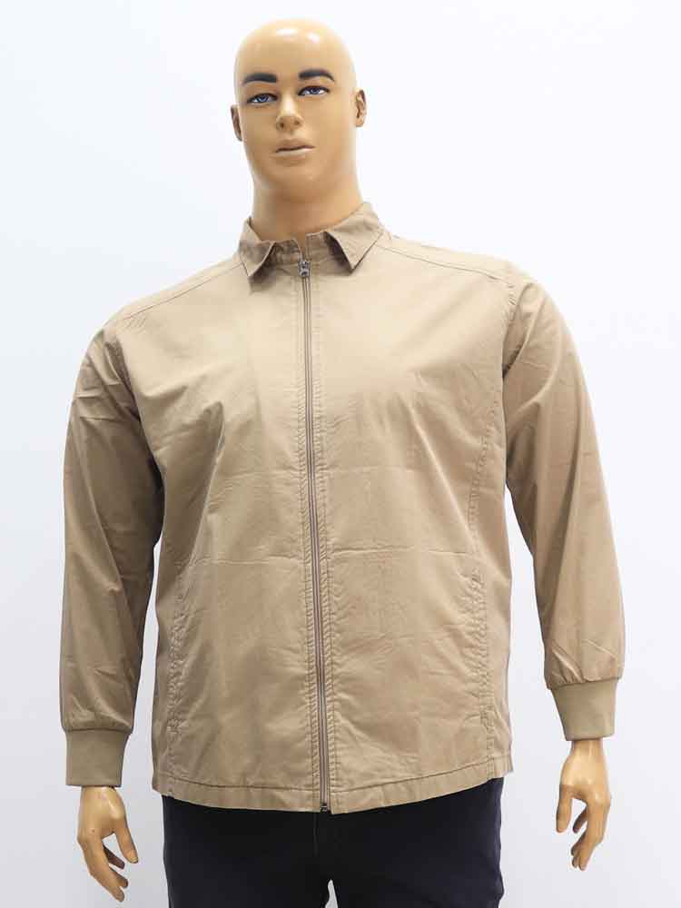 Куртка легкая мужская (ветровка) из хлопка большого размера, 2023. Магазин «Большой Папа», Харьков.